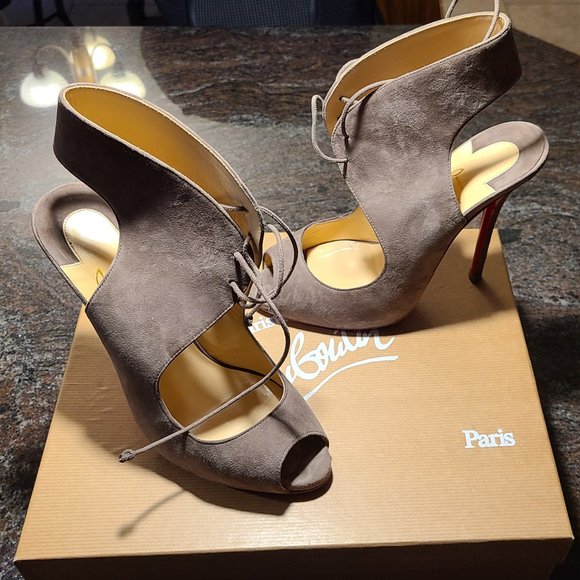 Christian Louboutin Allegra 120 Suede - Picture 1 of 8